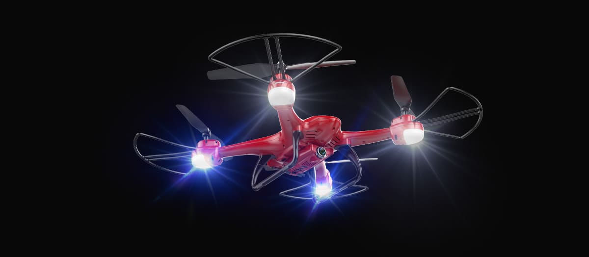 HS200D FPV Drone Red