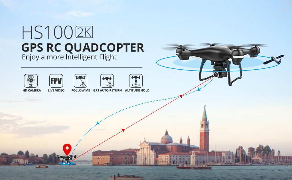 hs100 gps drone