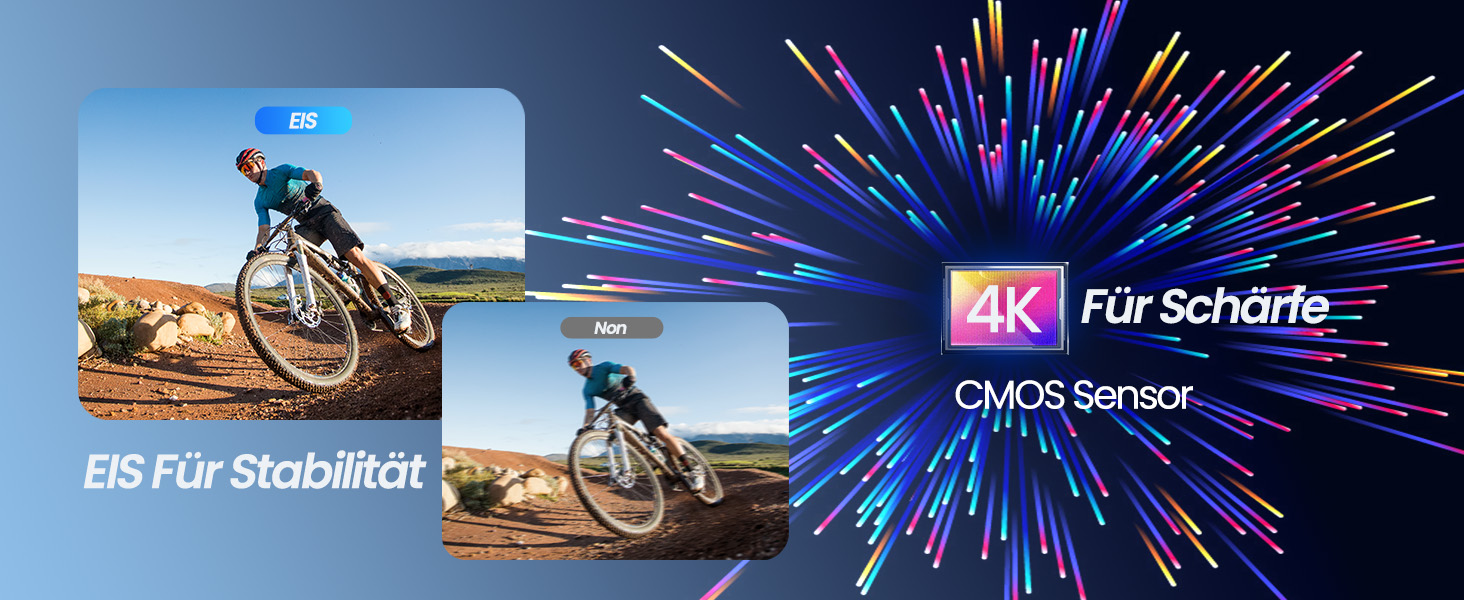 4K Für Schärfe, EIS Für Stabilität