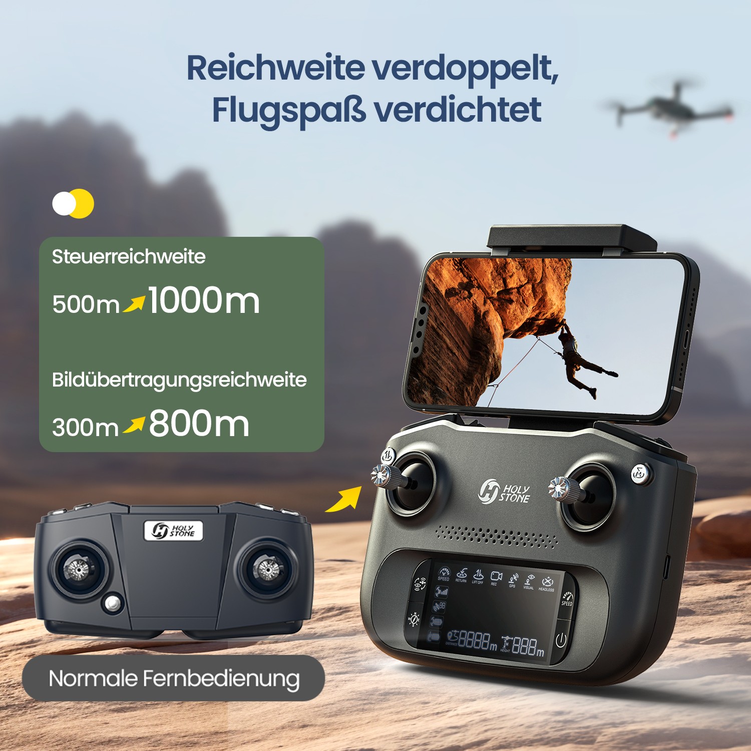 Reichweite verdoppelt – Flugspaß verdichtet