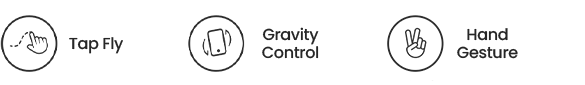 3 speed modes · 360° stunts · Prop guards