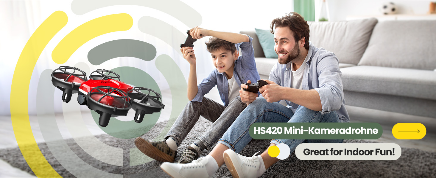 Mini-Kameradrohne für endlosen Indoor-Spaß – kompakt, leicht, immer startklar