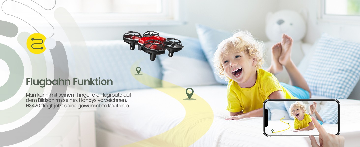 Tap Fly – Strecke antippen, die Drohne fliegt automatisch, frei und spielerisch