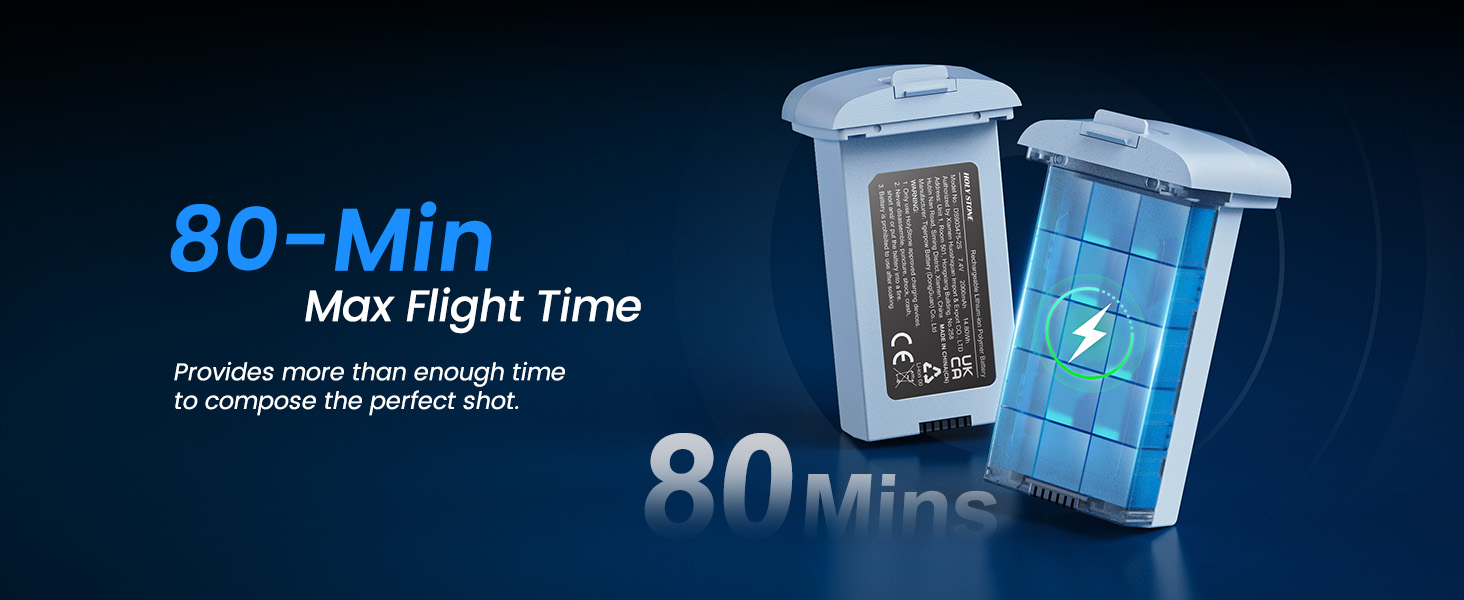 80 mins dual batteries