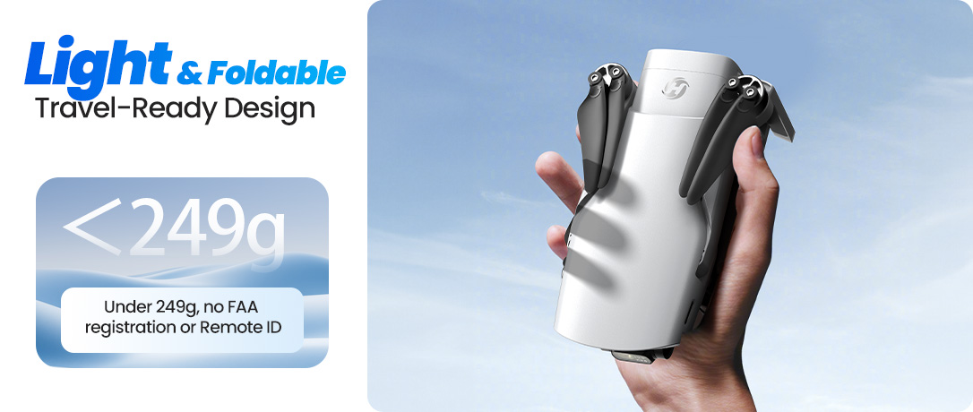4. Light & Foldable, <249g, Travel-ready Design.jpg