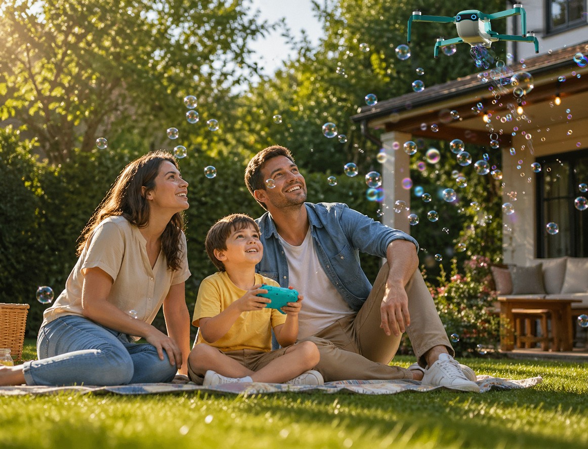 Family playing with bubble drone outdoors.jpg