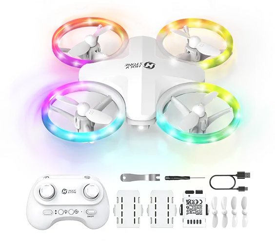 Holy Stone HS180 LED mini drone gift set for kids