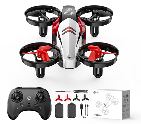 Holy Stone HS210T 2-in-1 stunt mini drone gift set for kids