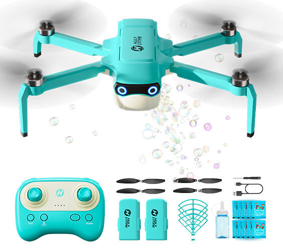 Holy Stone HS320 bubble drone gift set for kids